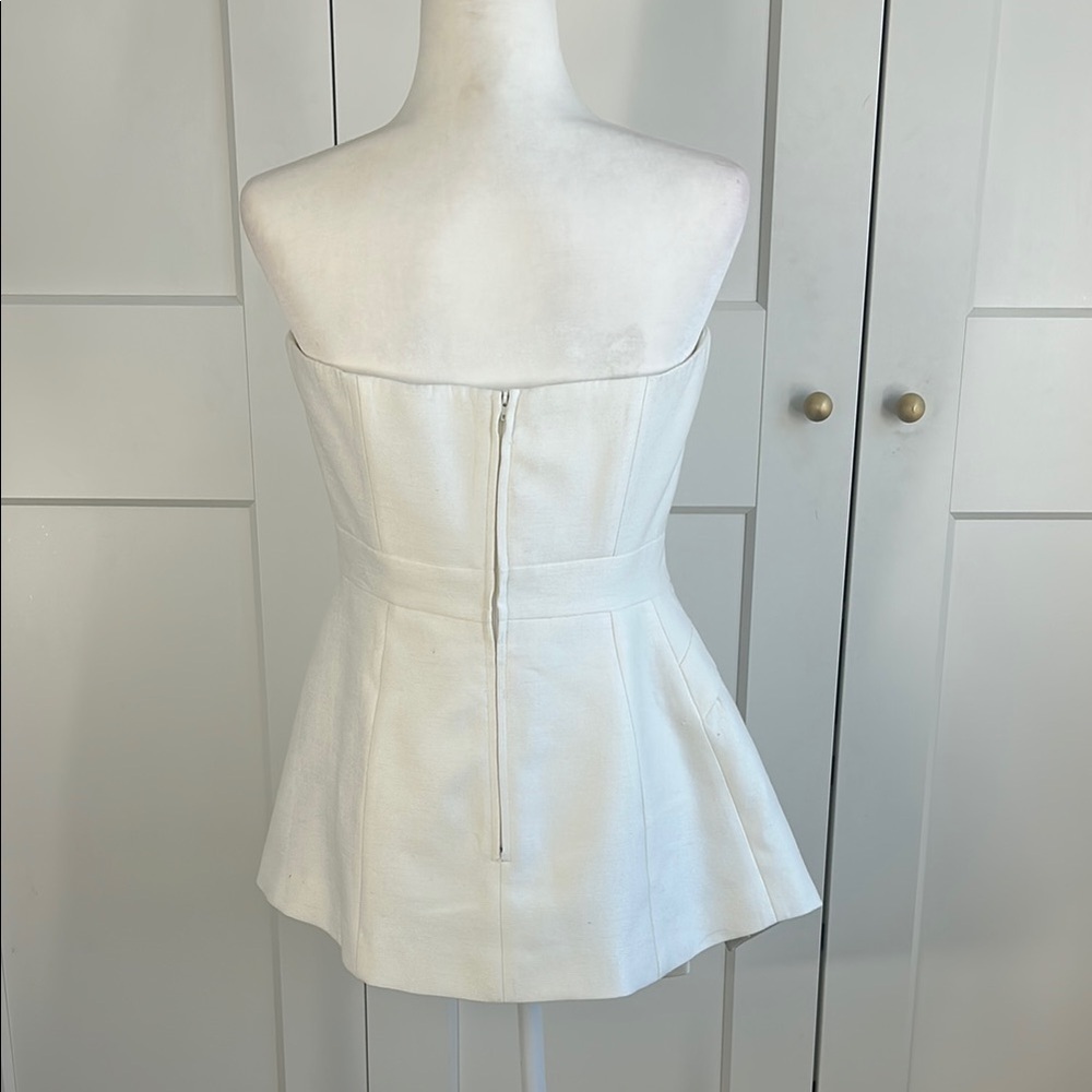 C/MEO Collective White Strapless Top | L - Picture 2 of 5